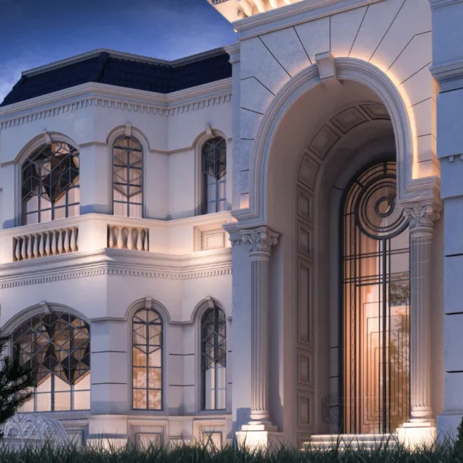 2021-Classic Villa Exterior Design (6)