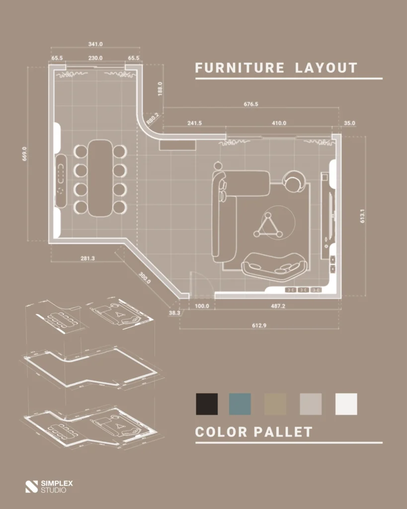 Khobar, KSA - 2022 Minimal Living Hall Renovation